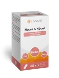 LIVSANE Haare & Nägel Kapseln, 60 Stück