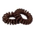 HERBA élastique cheveux 3.8cm petit marron 2 pièces
