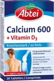 ABTEI Calcium 600 + Vitamine D3 comprimés, 28 pièces