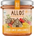 Allos Mousse de lentilles lentille jaune légumes grillés