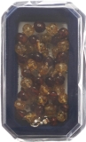 AMBERSTYLE Bernstein cognac citrin Karabiner, 36cm