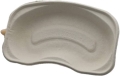 AMPRI Plat à rein jetable 252 x 150 x 48 mm en carton, 300 pièces