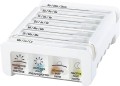 ANABOX Medidispenser 7 Tage 4 Fächer weiss, D/F/I