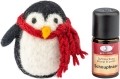 Aromalife Pingouin en feutre avec mélange de parfums nez reniflant 5 ml