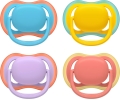 Avent Philips Sucette Ultra Air Day 18+M bleu/jaune/rose/rouge, 2 pièces