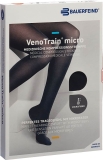 BAUERFEIND VT MICRO AG CCL2 M n/s pied fermé noir dentelle, 1 paire