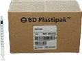 BD PLASTIPAK Tuberk Spritze 1ml ohne Kanüle, 120 Stück