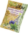 Bio 4You Bonbons Herbes de Sauge, 75 g