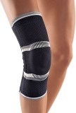 BORT Stabilogen Eco Kniebandage Silikon schwarz L+, 1 Stück