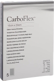 CARBOFLEX Aktivkohle Verband 15x20cm steril, 5 Stück