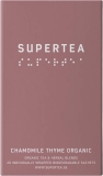 SUPERTEA Chamomile Thyme Organic Sachets, 20 pièces