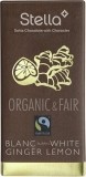 Chocolat Stella Schokolade White Ginger Lemon, 100 g