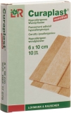 CURAPLAST Wundverband hautfarbig 6 cm x 10 cm, 10 x 10 Stück