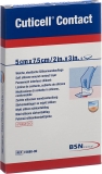 CUTICELL Contact Silikonwundauflage 5 x 7.5 cm, 5 Stück