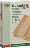 CURAPLAST Wundverband hautfarbig 6 cm x 10 cm, 10 x 10 Stück