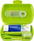 Curaprox Kids Travel Set Box vert