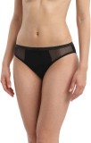 DIM Slip Lace Medium schwarz mit Meshdetail