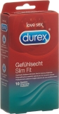 Durex Gefühlsecht Slim fit Präservativ, 10 Stück