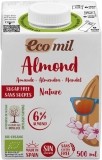 EcoMil Mandeldrink zuckerfrei, 500 ml