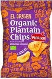 El origen Bana Manafrit Kochbananen Chips Plantain Paprika, 80 g
