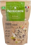 Favrichon Muesli croustillant aux 6 fruits, 500 g