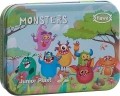 Flawa Junior Pflaster Strips Monster Tin Box, 20 Stück