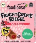 Foodloose Fruchtcreme Riegel Apfel Erdbeeren Bio, 3 x 28 g