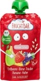 FRUCHTBAR purée de fruits bio fraise poire raisin banane avoine, 100 g