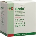 GAZIN Mullkompress Set 7.5 x 9 cm 8-fach steril, 25 x 2 Stück