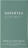 SUPERTEA Green Tea Lemon Organic Sachets, 20 pièces