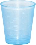 GRIBI Medikamentenbecher 30 ml blau, 75 Stück