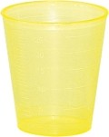 GRIBI Medikamentenbecher 30 ml gelb, 75 Stück