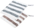 HA-RA Chiffon vaiselle 15/12cm gris-blanc, SPO