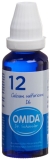 OMIDA SCHÜSSLER Nr12 Calcium sulfuricum Dilution D6, 30 ml