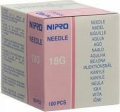 NIPRO Einmalkanülen 1.2x50mm 18Gx2" rosa, 100 Stück