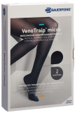 BAUERFEIND VT MICRO ATU CCL2 L p/l pied ourvet noir,1 paire