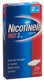 NICOTINELL Gum 2mg fruit, 24 Stück