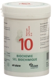 PFLÜGER SCHÜSSLER Nr10 Natr sulf Tabl D 6 250 g