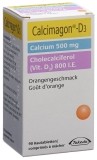 CALCIMAGON D3 Kautabletten 500/800 Orange, 90 Stück