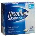 NICOTINELL Gum 2mg cool mint, 204 pièces