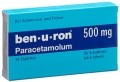 BEN-U-RON Zäpfchen 500mg Kind, 10 Stück