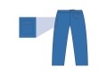 BARRIER Scrub Suit Hose S blau 48 Stück