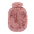 Sahag FASHY bouillotte 0.8l housse polaire soft rosa clair