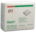 GAZIN Mullkompressen 10x20cm 12-fach/17-fädig ohne RX, 100 Stück