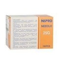 NIPRO aiguilles 0.5x16mm 25Gx5/8" orange, 100 pièces