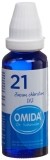 OMIDA SCHÜSSLER Nr21 Zinc chlor Dil D 12 Fl 30 ml