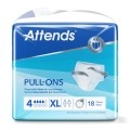 ATTENDS Pull Ons 4 XL, 18 pièces