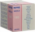 NIPRO Einmalkanülen 1.2x50mm 18Gx2" rosa, 100 Stück