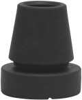 OSSENBERG Krückenkapsel Pivoflex 19mm schwarz, 1 Paar