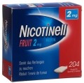 NICOTINELL Gum 2mg fruit, 204 Stück